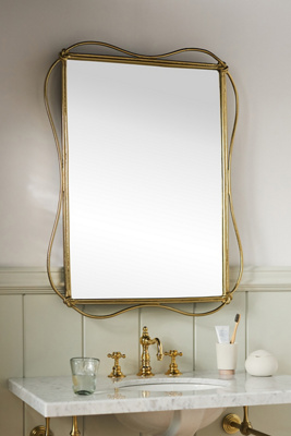 Anthropologie Sabine Bath Wall Mirror In Multi