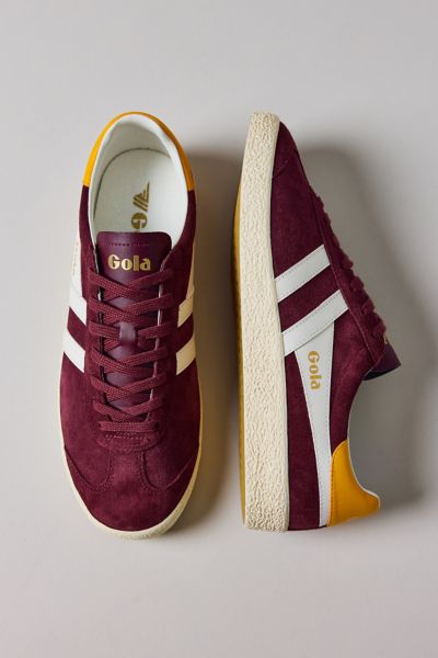 Gola Men's Medallist Sneaker In Burgundy/off White/sun, Men's At Urban Outfitters